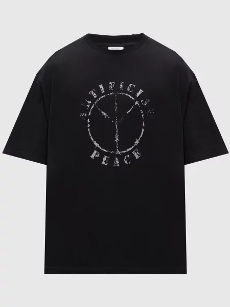 Футболка з принтом Vetements чорна