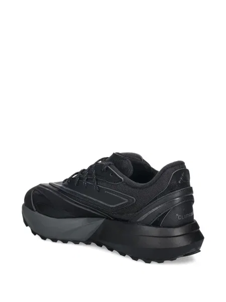 Prugaste bermuda kratke hlače Adidas s vezicama s čipkom smeđa