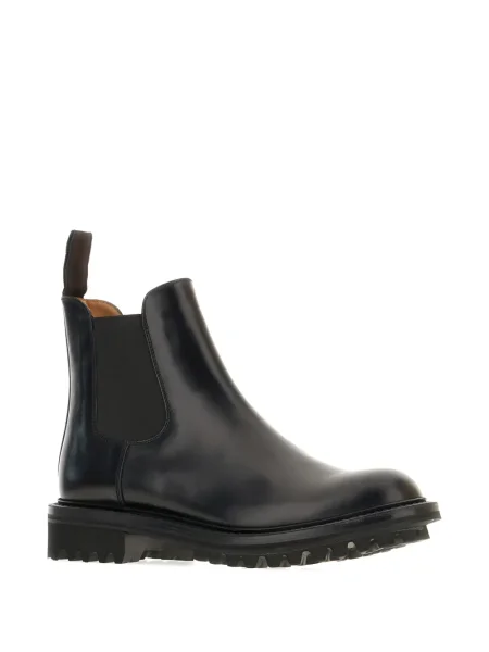 Botine chelsea Church's din piele negru