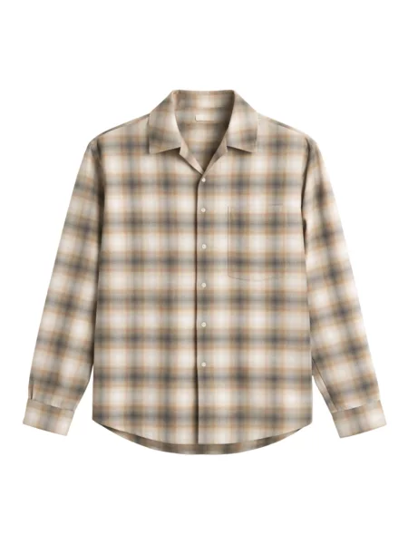 Koszula Jw Anderson w kratkę beżowa