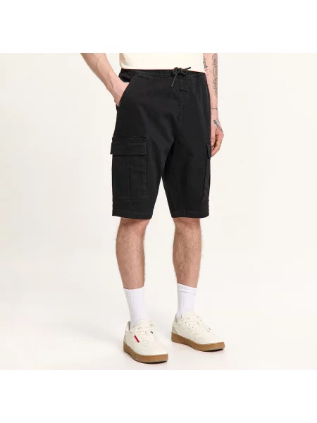 Cropp Шорти з накладними чорний