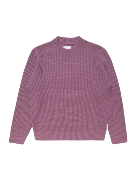 Sweter Edwin wełniany fioletowy