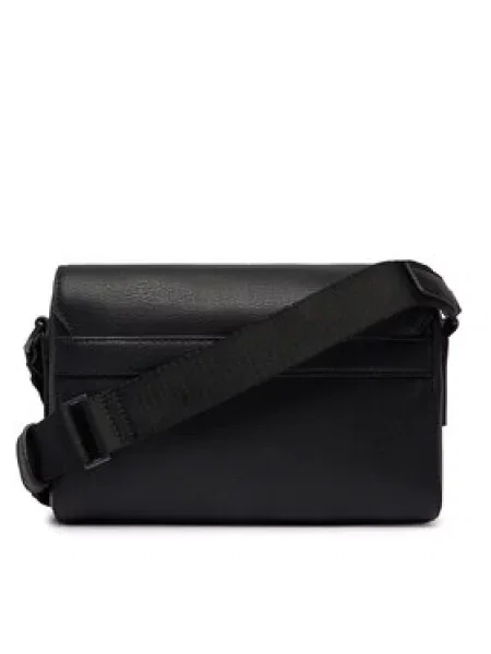 Calvin Klein Rankinė Emblem Hw Small Slap Messenger juoda