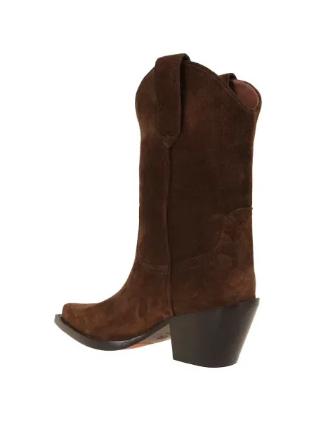 Cowboy boots Paris Texas σουέντ καφέ