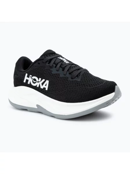 Дамски обувки за бягане HOKA Rincon 4 Wide black/white бяло