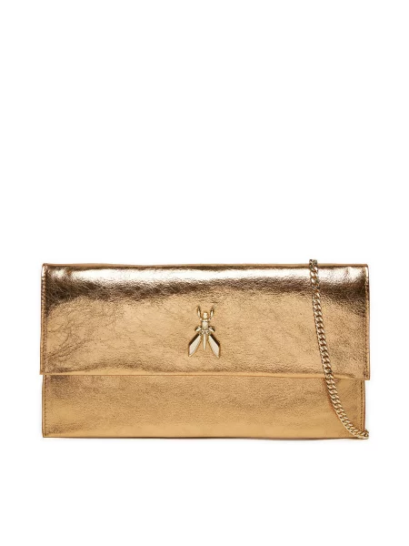 PATRIZIA PEPE Pisemska torbica zlata