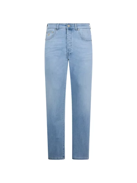 Blugi Moorer cu 5 buzunare albastru