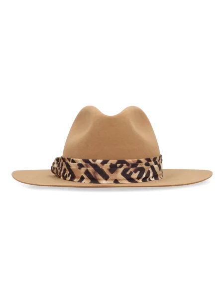 Czapka Fendi brązowa