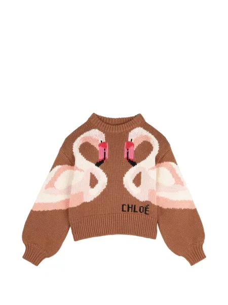 Sweter dziecięcy Chloe brązowy
