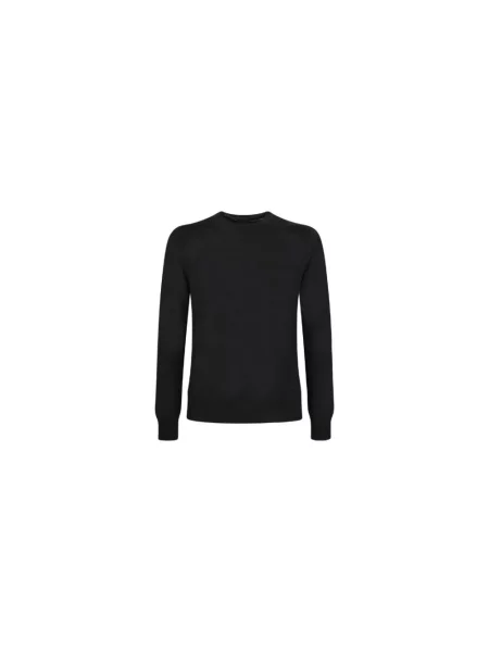 Sweter Emporio Armani z logo czarny