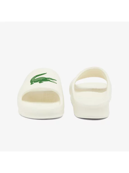 Lacoste Klapki Serve Slide białe