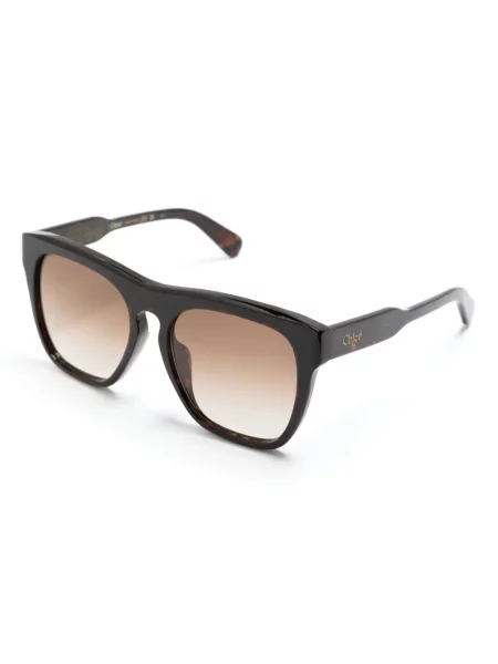 Saulės akiniai Chloé Eyewear ruda