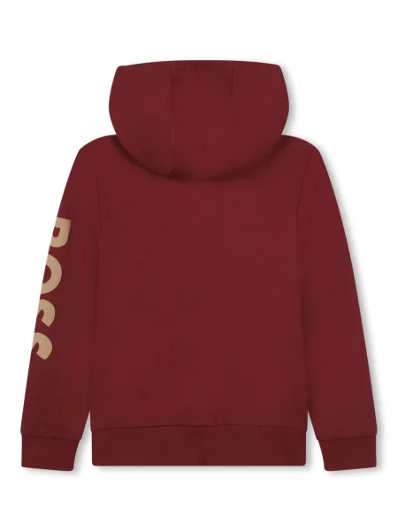 Bluza z kapturem dziecięca Bosswear czerwona