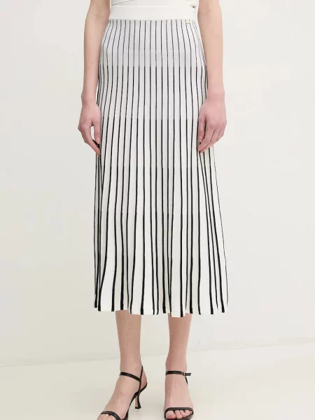 Fusta maxi Gaudi alb