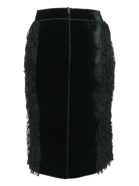 Fustă N°21 de catifea negru