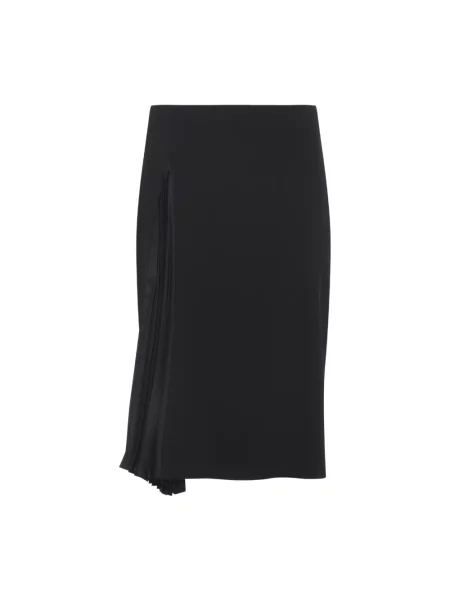 Spódnica midi Jil Sander czarna