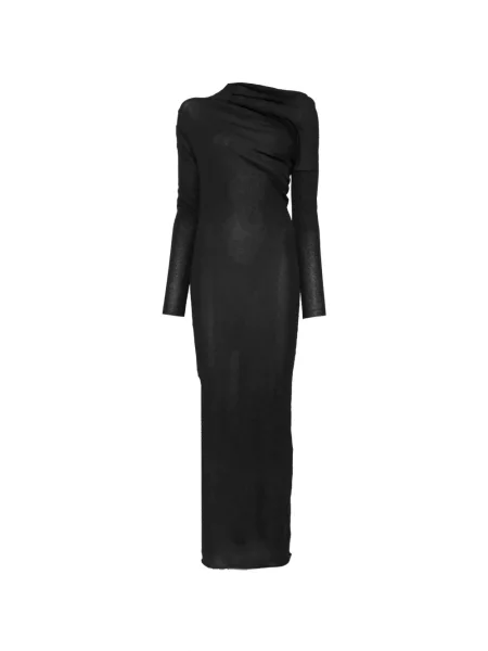 Rochie Paloma Wool de lână drapată negru