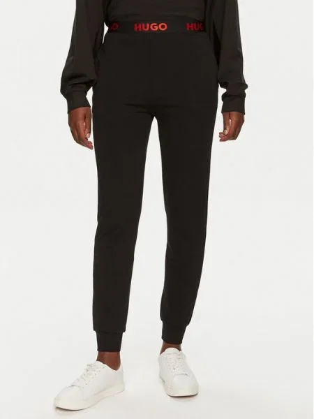 Hugo Pantaloni trening Sporty Logo negru