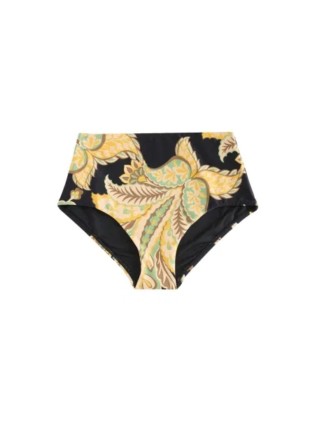 Next Bikini hlačke brokat / rumena / meta črna