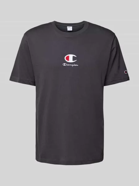 T-shirt z wyhaftowanym logo Champion