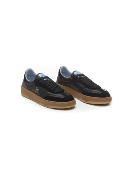 Pantofi Sanjo din piele de căprioară negru