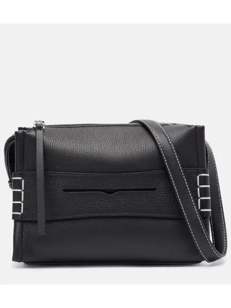 Geanta de piele Jw Anderson din piele negru