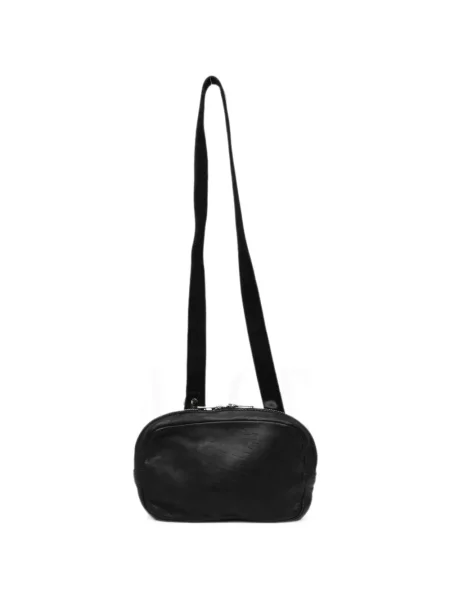 Cu centură curea Guidi din piele negru