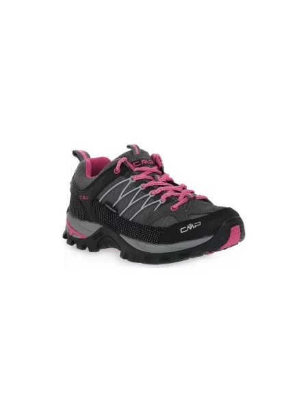 Trekové boty CMP Rigel Low grey/fuxia/ice šedé