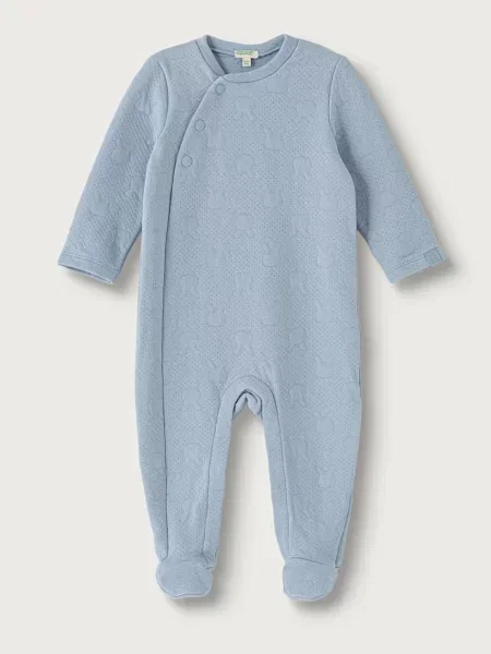 United Colors of Benetton kombinezon za bebe s pamukom plava