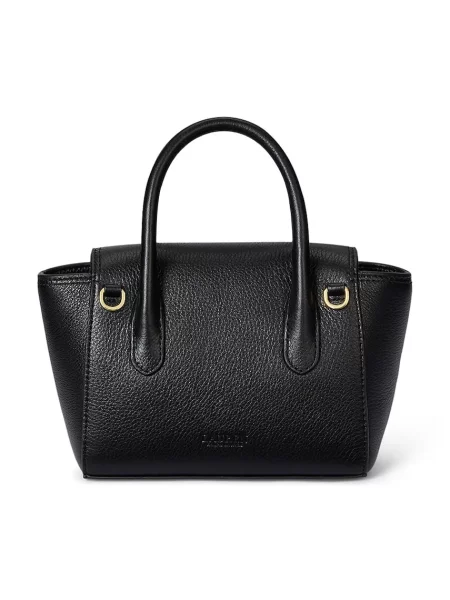 Lauren Ralph Lauren bőr táska fekete