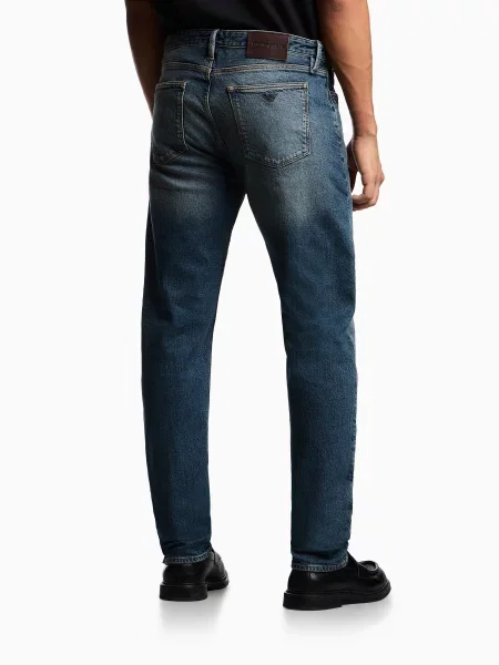 Прямі джинси Emporio Armani синій
