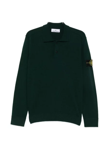 Pulover Stone Island cu strasuri verde