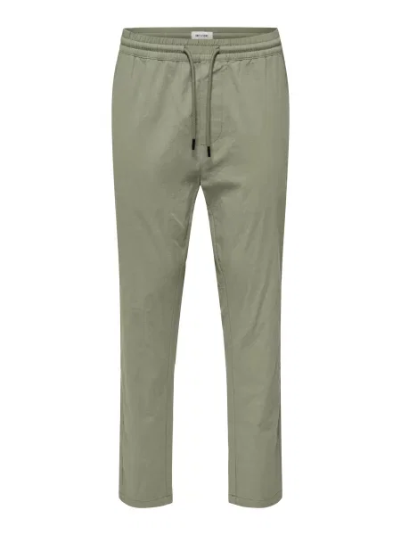 Only & Sons Pantaloni eleganți ONSCapri' verde