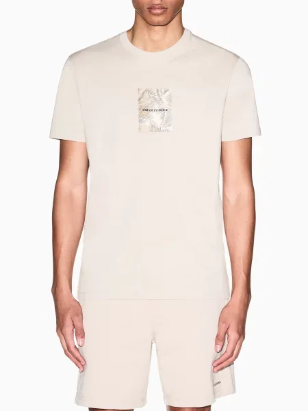 Футболка Armani Exchange бежевий