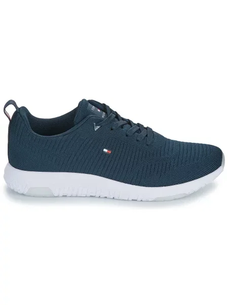 Tenisice Tommy Hilfiger Corporate Knit Rib Runner Desert Sky plava