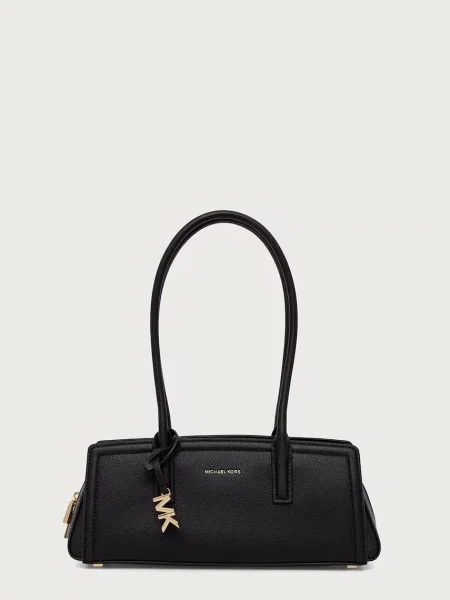 Michael Kors De piele geantă pe umăr Laila negru
