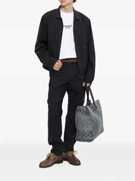 Geacă Dsquared2 de lână negru