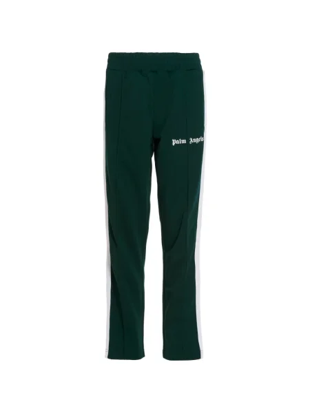 Pantaloni Palm Angels alergare cu autograf verde