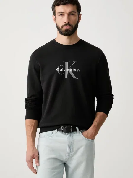Calvin Klein Jeans hanorac pentru bărbați din negru