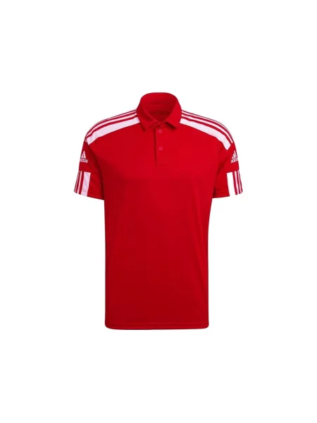 Tricou polo Adidas roșu