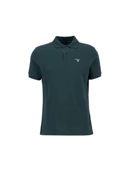 Koszulka polo Barbour niebieska