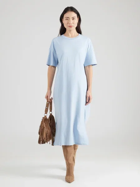VERO MODA Obleka VMMOLLY svetlo modra