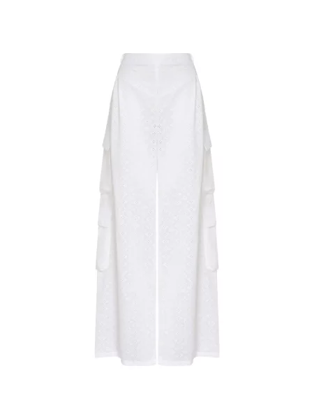 Pantaloni cargo Amir Slama alb