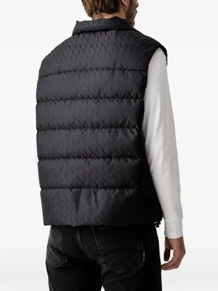 Matlasat vestă Armani Exchange cu imagine albastru