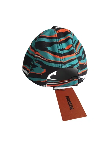 Czapka z daszkiem Missoni zielona