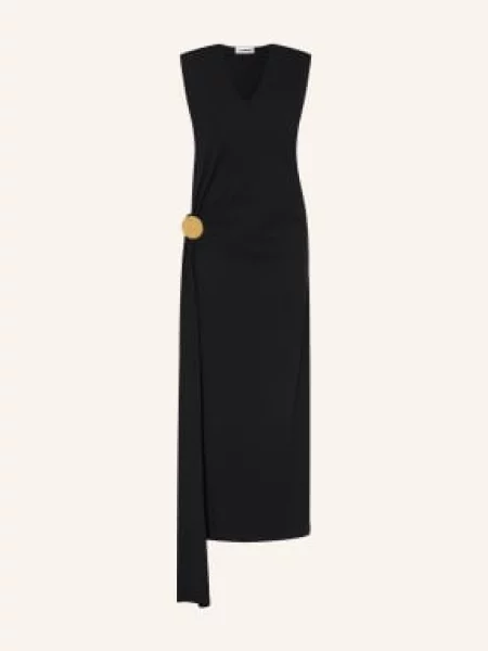 Jil Sander Pletené Šaty černá