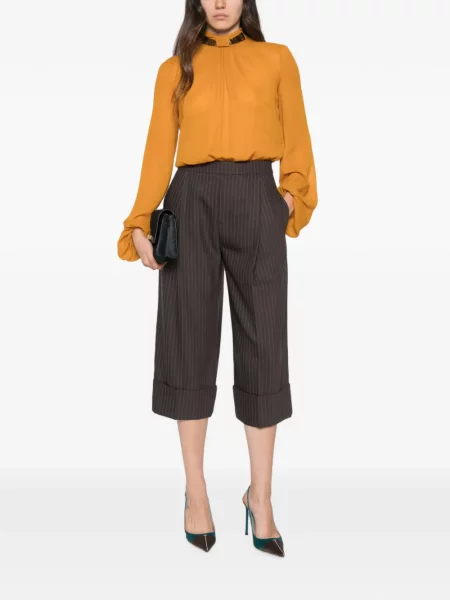 Bluză Elisabetta Franchi portocaliu