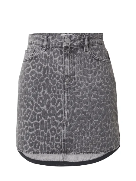 OH APRIL Fustă Milo / închis gri