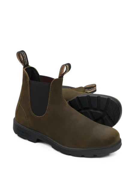 Ceruit botine Blundstone din piele de căprioară verde