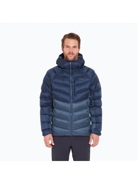 Мъжко пухено яке Rab Glaceon Pro tempest blue/orion blue синьо